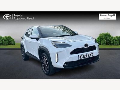 White Used 2024 Toyota Yaris Hybrid Design Hatchback | £24,041 (Expensive)