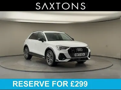 Used Audi Q3 Black Edition 2023 Glacier white metallic/glacier white metallic SUV