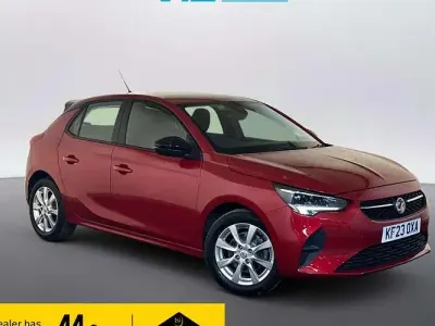 Used Vauxhall Corsa Design Edition 101 HP (74 kW) 2023 Red Hatchback