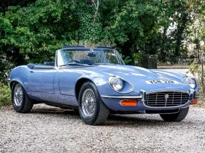 Used Jaguar E-Type 1974 Blue Cabriolet