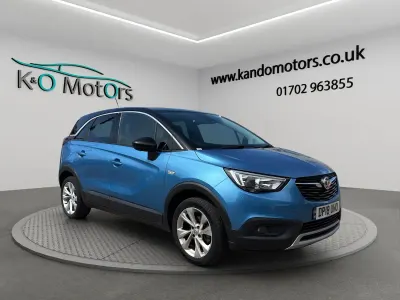 Used Vauxhall Crossland X S 130 HP (95 kW) 2018 Blue SUV