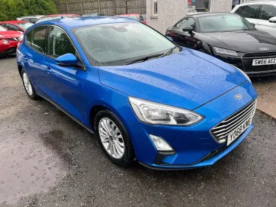 Used Ford Focus Titanium 2019 Blue Hatchback