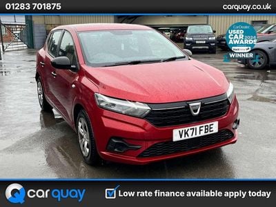 Red Used 2021 Dacia Sandero Essentiel Hatchback | £8,495 (Good price)