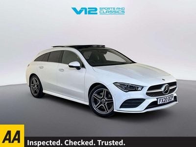 Used Mercedes CLA200 Shooting Brake AMG line 2020 White Estate