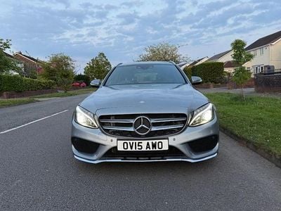 Used Mercedes C300 AMG Line Premium Plus 2015 Silver Estate