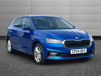 Used Skoda Fabia SE L 113 HP (83 kW) 2024 Race blue metallic Hatchback