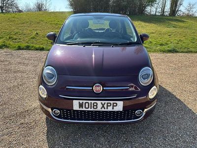 Used Fiat 500 Lounge 69 HP (50 kW) 2018 Red Hatchback