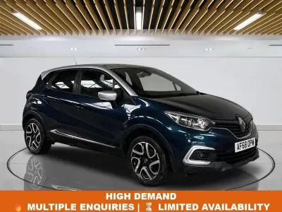 Used Renault Captur Iconic 90 HP (66 kW) 2018 Blue SUV