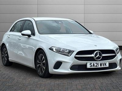 Used Mercedes A180 SE 116 HP (85 kW) 2021 Digital white Hatchback