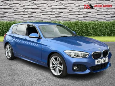 Used BMW 116 M Sport 116 HP (85 kW) 2015 Blue Hatchback