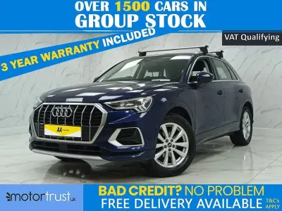 Begagnad Audi Q3 Sport 150 HK (110 kW) 2020 Blå SUV