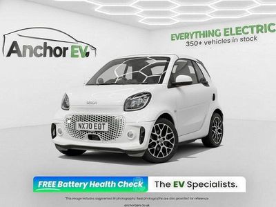 Used Smart ForTwo Electric Drive Prime Exclusive 60 kW (82 HP) 2020 White Cabriolet