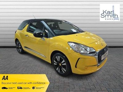 Yellow Used 2016 DS Automobiles DS3 Chic Hatchback | £4,495 (Fair price)