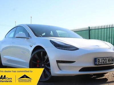 Used Tesla Model 3 Performance 82 kW (112 HP) 2020 White Sedan