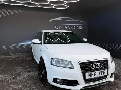 Used Audi A3 S-Line 2011 White Hatchback