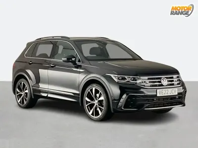 Used VW Tiguan R-line 150 HP (110 kW) 2022 Black SUV