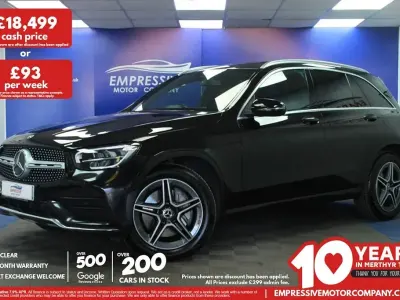 Used Mercedes GLC220 AMG line 194 HP (142 kW) 2019 Black SUV