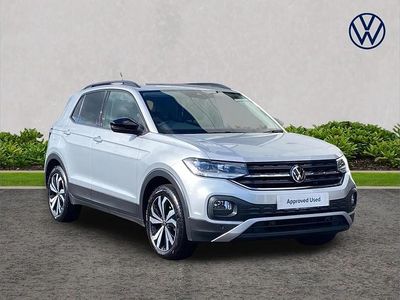 Used VW T-Cross Black Edition 110 HP (80 kW) 2021 Silver SUV