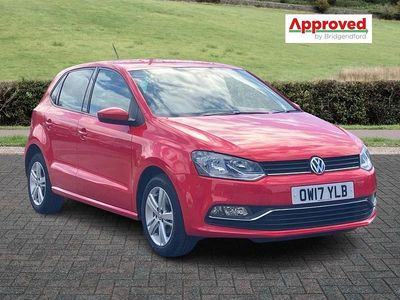 Used VW Polo Edition 90 HP (66 kW) 2017 Red Hatchback