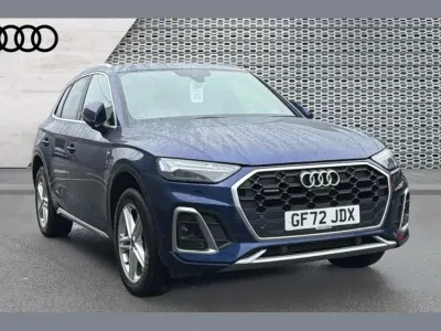 Used Audi Q5 S-Line 265 HP (194 kW) 2022 Blue SUV