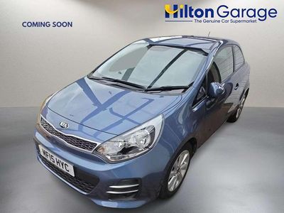 Used Kia Rio 2015 Blue Hatchback