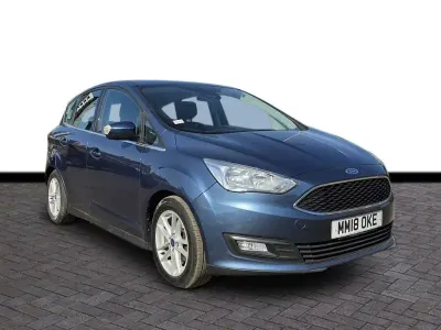 Used Ford C-MAX Zetec 125 HP (91 kW) 2018 Blue MPV