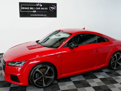 Used Audi TT Black Edition 230 HP (169 kW) 2017 Red Coupe