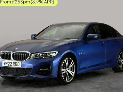 Used BMW 330e M Sport 292 HP (214 kW) 2022 Blue Sedan