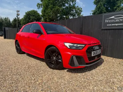 Used Audi A1 Sportback S-Line 116 HP (85 kW) 2020 Red Hatchback
