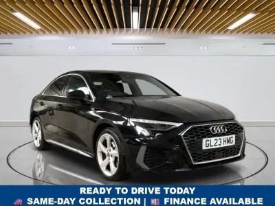 Używany Audi A3 S-Line 110 KM (80 kW) 2023 Czarny Sedan/Limuzyna