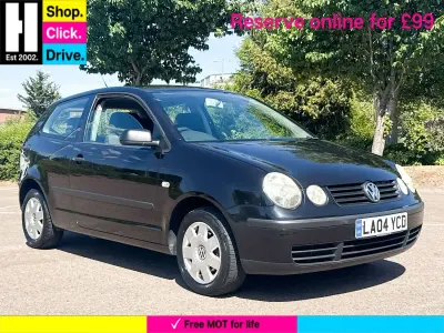 Used VW Polo 75 HP (55 kW) 2004 Black Hatchback