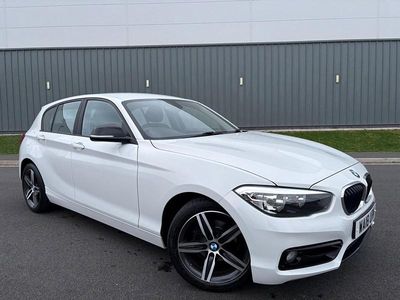 Used BMW 118 Sport Line 2018 White Hatchback