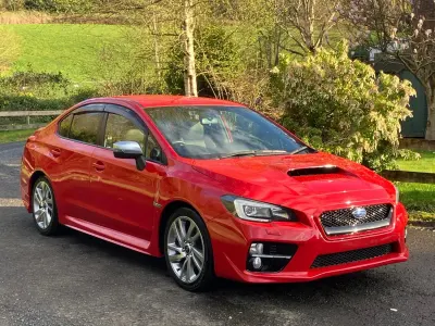 Begagnad Subaru WRX STI GT 300 HK (220 kW) 2014 Röd Sedan