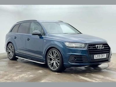 Used Audi Q7 Advanced 281 HP (206 kW) 2019 Blue SUV