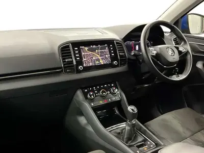 Used Skoda Karoq SE L 147 HP (108 kW) 2023 Energy blue SUV