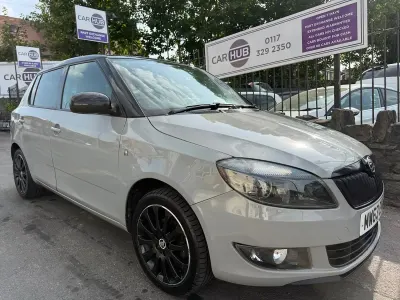 Used Skoda Fabia 69 HP (50 kW) 2013 Grey Hatchback