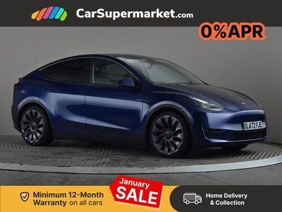 Blue Used 2023 Tesla Model Y Performance SUV | £38,197 (Fair price)