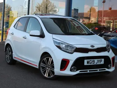 Used Kia Picanto GT-Line S 99 HP (72 kW) 2019 White Hatchback