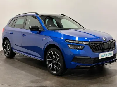 Used Skoda Kamiq Monte Carlo 110 HP (80 kW) 2021 Blue SUV