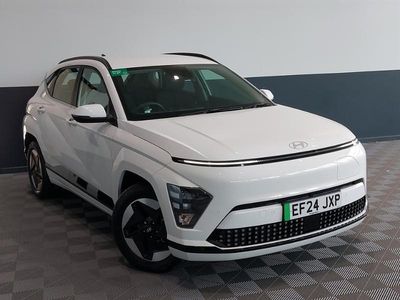 White Used 2024 Hyundai Kona Advanced SUV | £21,698 (Fair price)