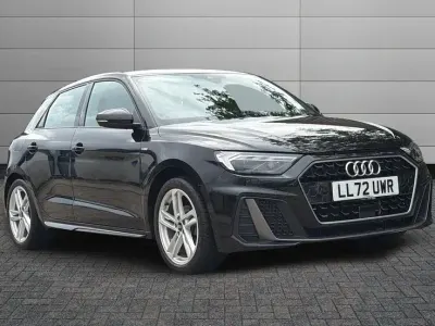 Used Audi A1 Sportback S-Line 94 HP (69 kW) 2022 Mythos black Hatchback