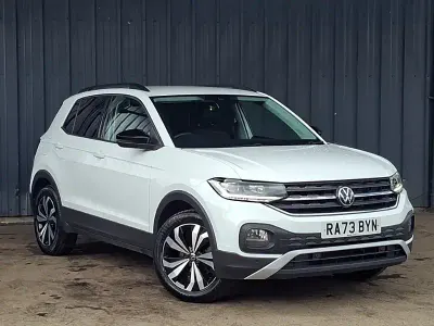 Used VW T-Cross Black Edition 95 HP (69 kW) 2023 White SUV