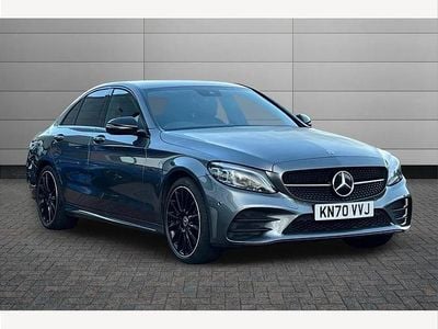Grey Used 2020 Mercedes C300e AMG line Sedan | £19,981 (A bit pricey)