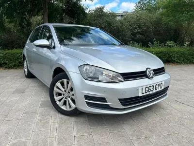 Used VW Golf VII SE 122 HP (89 kW) 2013 Silver Hatchback