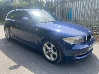 Used BMW 118 Sport Line 2010 Blue Hatchback