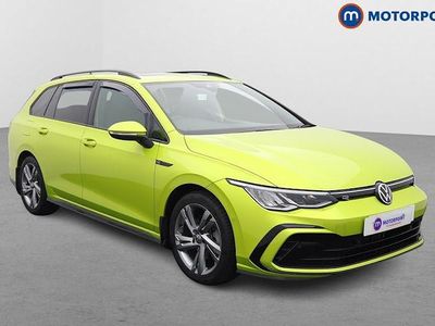 Used VW Golf VIII R-line 150 HP (110 kW) 2022 Yellow Estate