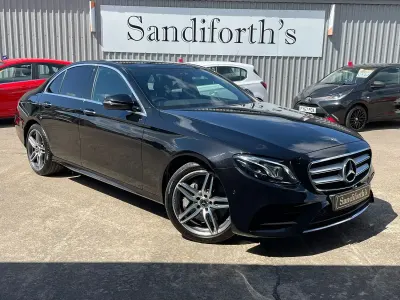 Used Mercedes E400 AMG Line Premium Plus 340 HP (250 kW) 2019 Black Sedan