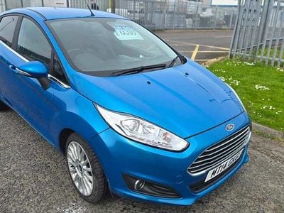 Used Ford Fiesta Titanium X 95 HP (69 kW) 2014 Blue Hatchback