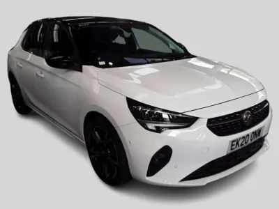 Used Vauxhall Corsa Elite 100 HP (73 kW) 2020 White Hatchback