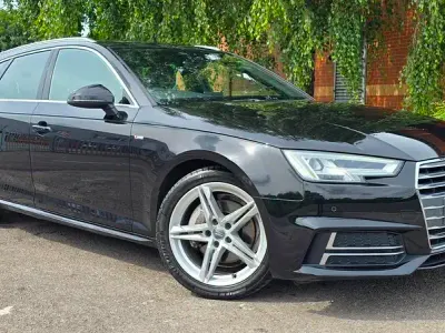 Used Audi A4 S-Line 190 HP (139 kW) 2017 Black Estate